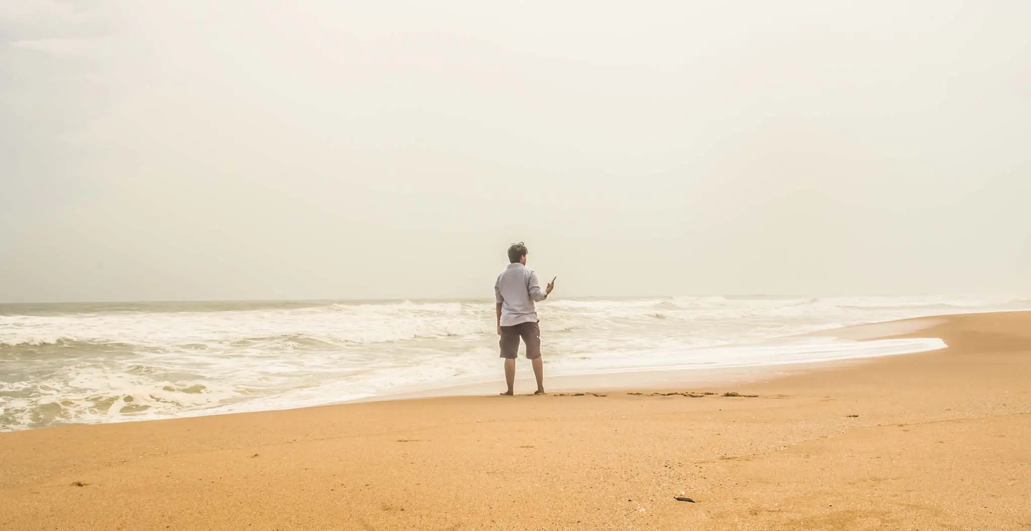 Kanyakumari : Trying to catch the rising sun